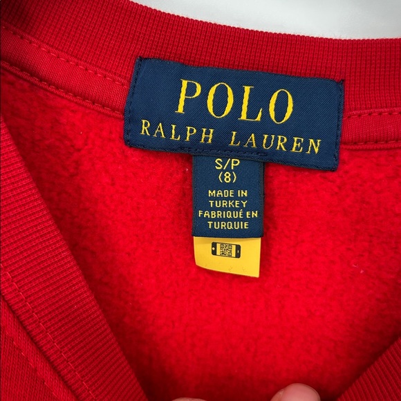 Polo Ralph Lauren Red Toddler Longsleeve Shirt! Size SP(8) - Picture 2 of 6